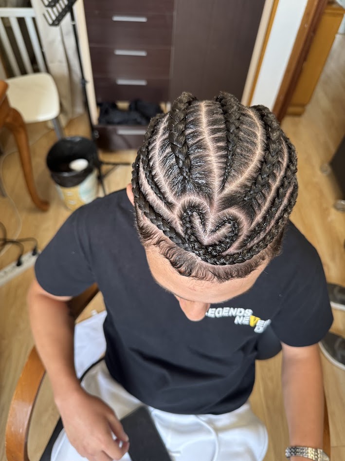 Trenzas con diseño